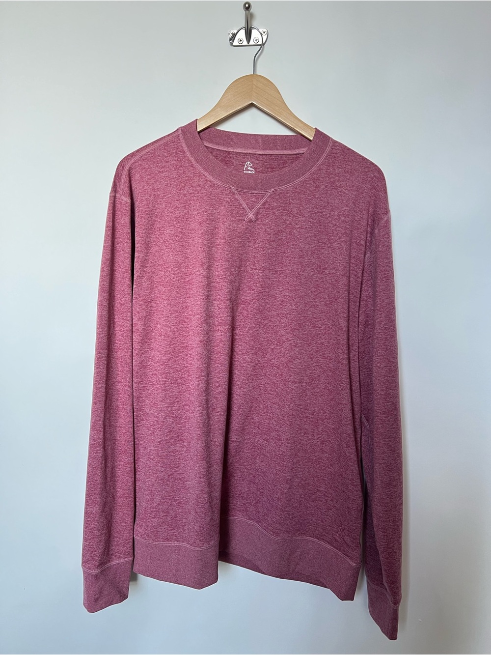 Rhoback The Savina Pace Performance Crew XL ButterFlex Heather Red Pullover